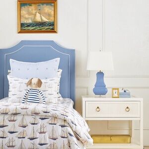 ❤️ New ❤️French Blue Parchment Decorative Book set.